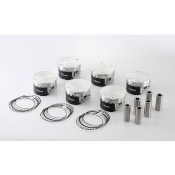 Forged pistons kit Wossner for BMW 3.0 24V Turbo 84.00mm 10.2:1 2998cm N54