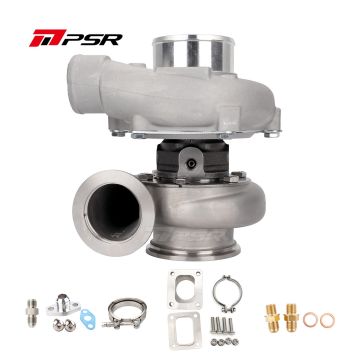 Turbocharger Pulsar PSR 3576 Gen2 .82 Stainless Steel Adapter T4 Inlet 3" V-Band Outlet Ball Bearing