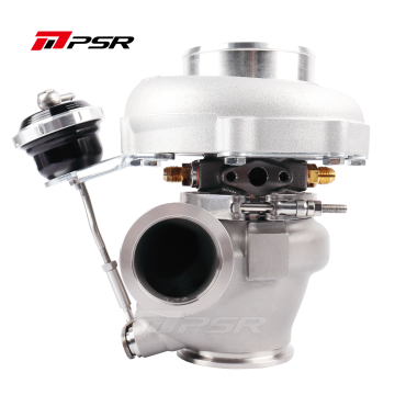 Turbocharger Pulsar PSR 5455G Forward Rotation Dual Ball Bearing 0.72 A/R 4" Inlet .72 A/R S.S. Dual V-Band IWG