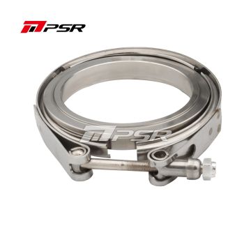 Pulsar PSR Flange Clamp Kit Stainless Steel V Band 1.15A/R 4" OD Turbine Housing Outlet