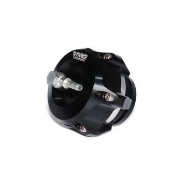 RTMG Performance 50mm Kugellager Blow Off Ventil Kit mit V-Band Aluminium Schwarz