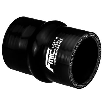 Silikonschlauch Wulstverbinder 1-fach Hump 45mm Schwarz