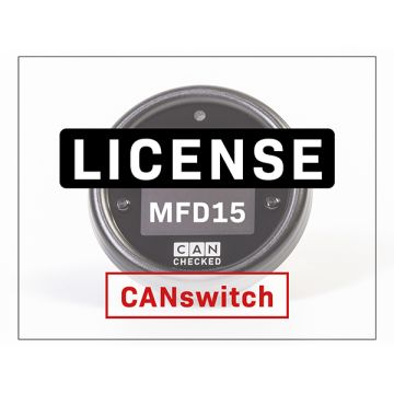 CANchecked License CANswitch for MFD15 