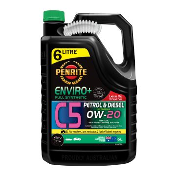 Engine Oil Penrite Enviro + C5 0W-20 Full Synthetic 6L