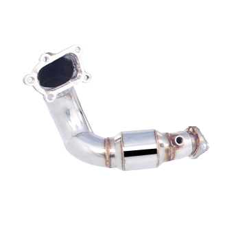 Downpipe with High-Flow Catalytic Converter XForce 100CPSI for Mazda 3 2008-2013 MPS (BL) for MazdaSPEED stainless steel