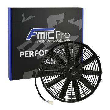 Prägegebläse Motorsportlüfter Kühlerlüfter Motorlüfter FMIC.Pro 14” RACING 180W