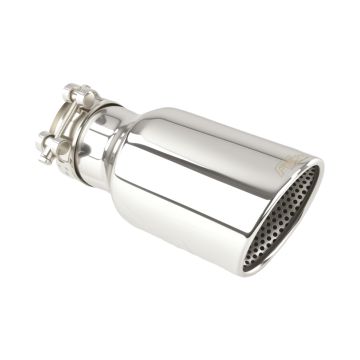 Stainless Steel Exhaust Tailpipe Fmic.Pro 90mm Tip 65mm Inlet