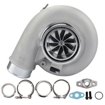 Turbocharger Pulsar PSR 7975G Reverse Compact 1450HP 1.15 3" V-Band Inlet 3.5" V-Band Outlet Ball Bearing