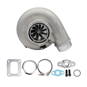 Turbocharger Pulsar PSR 7975G Compact 1450HP 1.15 T4 Inlet 4" V-Band Outlet Ball Bearing