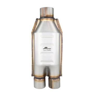 Universal JRSpec Catalytic Converter Euro 4 For Engines 1.6-4.0L 63mm / 51mm Inlet / Outlet 