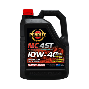 Motorcycle Engine Oil Penrite MC-4ST 10W-40 100% PAO ESTER Full Synthetic 4L