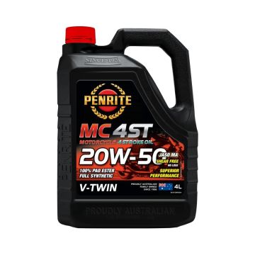 Motorcycle Engine Oil Penrite MC-4ST V-TWIN 20W-50 100% PAO ESTER Full Synthetic 4L