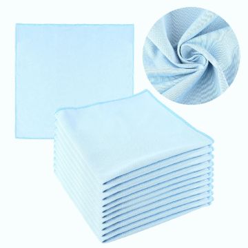 Microfiber cloths for glass and mirrors 40x40 cm 300g/m2 - 10 pcs