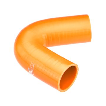 Silicone elbow 135' 48mm Orange