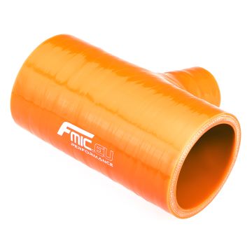Silikon T-Stück 45/32mm Verbinder Silikonschlauch Adapter Orange