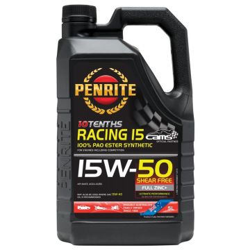 Engine Oil Penrite 10 Tenths Racing 15 15W-50 PAO ESTER Full Synthetic 5L