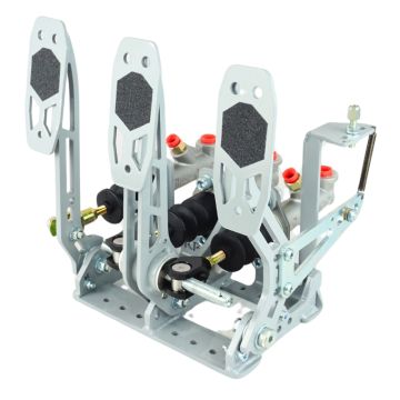 Pedalbox Eco Class Bodenmontage kompakt RacingPedalBoxes – Grau