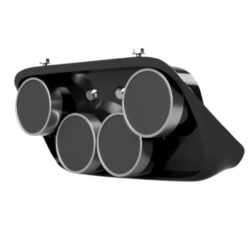 Gauge Housing in Place of the Radio Restomotive for Ford Mustang 1967-1968