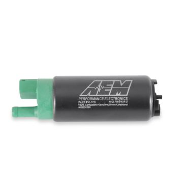 AEM 50-1230 Universal 400 Lph Compact Fuel Pump Single Barb for E85