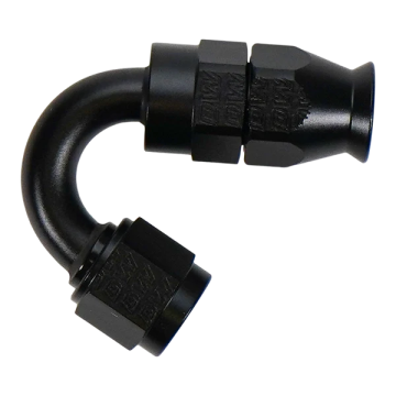 6AN Female Flare Swivel with Ferule/Olive 150-degree Hose End PTFE DeatschWerks