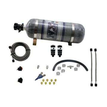 EFI Single Nozzle Piranha System 35-50-75Hp mit 12Lb Carbon Bottle Nitrous Express NX 20001-12