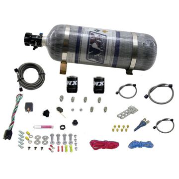 Einzeldüsen-System mit 12Lb Carbonflasche für alle GM EFI (35-50-75-100-150 PS) Nitrous Express NX 20920-12