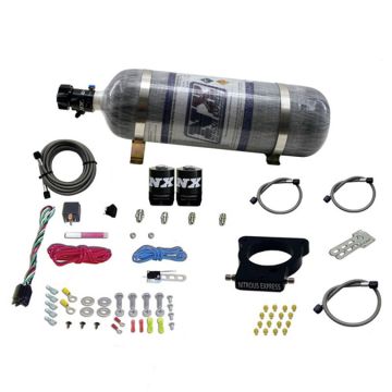3-Schrauben-Lachgas-Plattensystem mit 12Lb Carbonflasche für GM LS Nitrous Express NX 20935-12