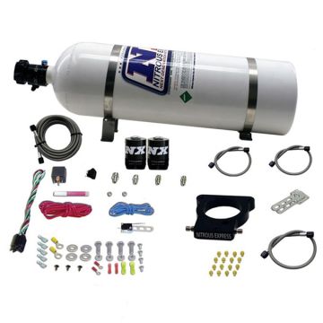 3-Schrauben-Lachgas-Plattensystem mit 15Lb-Flasche für GM LS Nitrous Express NX 20935-15
