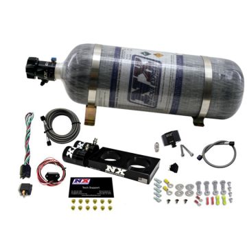 3 Valve Plate System with 12Lb Composite Bottle for Ford Mustang 4.6L (35-150Hp) Nitrous Express NX 20947-12