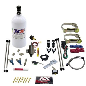 Two Cylinder Piranha System mit 2.5Lb Flasche Nitrous Express NX 60002P
