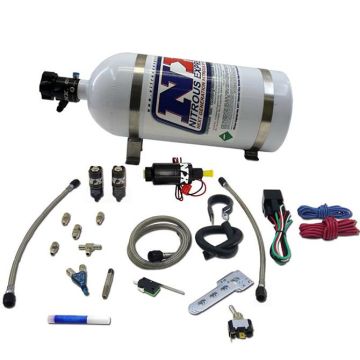 Side By Side Piranha Nozzle Nitrous System mit 5Lb Flasche Nitrous Express NX 60014P