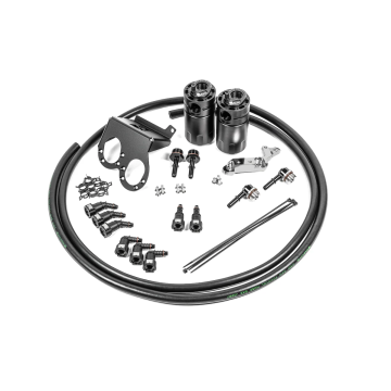 Dual Catch Can Kit Radium Engineering for Chevrolet Corvette LT1 with Dry Sump 2017-2019