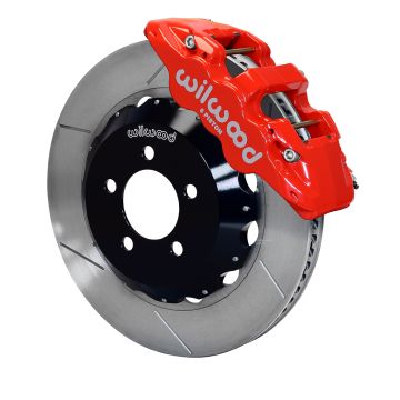 Wilwood 140-14067-R AERO6 Big Brake Front Kit 14.25" Geschlitzt Rot für Dodge Chrysler