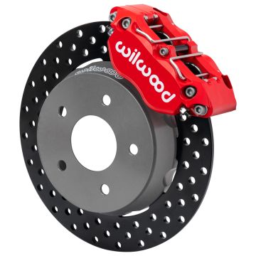 Wilwood 140-17568-DR NDPR UTV-Bremsanlage vorne gebohrt rot für Polaris RZR