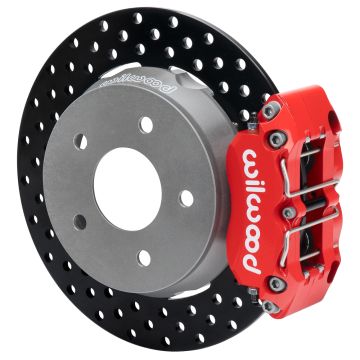 Wilwood 140-17735-DR NDPR UTV-Bremsanlage hinten gebohrt rot für Polaris RZR
