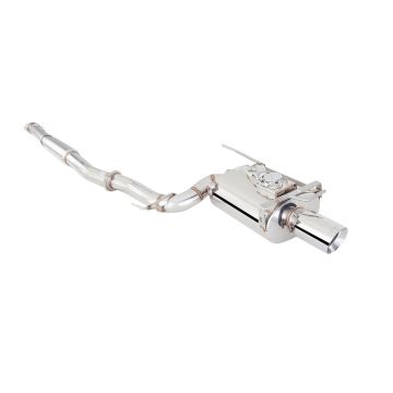 Exhaust system XForce with Varex muffler for Mitsubishi Lancer 2001-2007 EVO 7 8 9 stainless steel