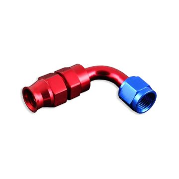 AN -4 AN4 JIC 90' Degree PTFE Fuel Oil Fitting hose end Red