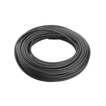 AN6 8mm (5/16") Teflonschlauch mit Stahlgeflecht Schwarz