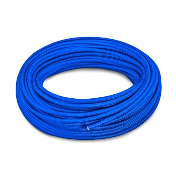 AN6 8mm (5/16") Teflonschlauch PTFE mit Stahlgeflecht Blau