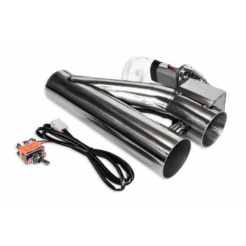 Elektroniczna przepustnica wydechu 76mm sterowana przełącznikiem