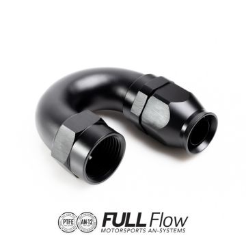 Nuke Performance Full Flow PTFE Hose End Fitting 180 Degree AN10