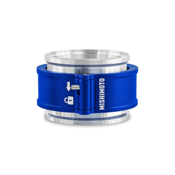 Mishimoto MMCLAMP-QD-25BL Quick Release Clamp Assembly 2.5" Blue