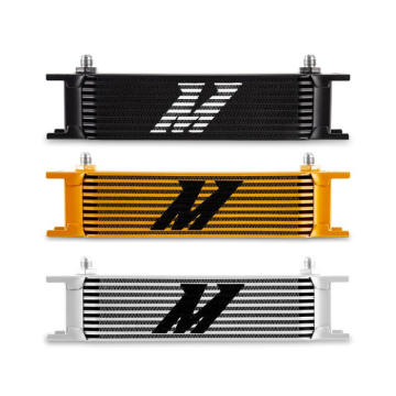 Mishimoto MMOC-10-8GD Universal -8AN 10 Row Oil Cooler Gold