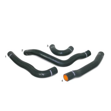 Mishimoto MMHOSE-EVO-10BK Silicone Radiator Hose Kit for Mitsubishi Lancer Evolution X 08-15 Black