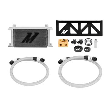 Mishimoto MMOC-BRZ-13T Thermostat-Ölkühler-Set ab für Subaru/Scion/Toyota BRZ/FR-S/86 13 Silber