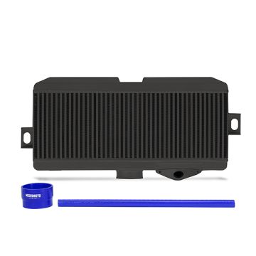 Mishimoto MMTMIC-STI-08BKBL Top Mount Intercooler Kit for Subaru WRX STI 08+ Black w/ Blue Hoses