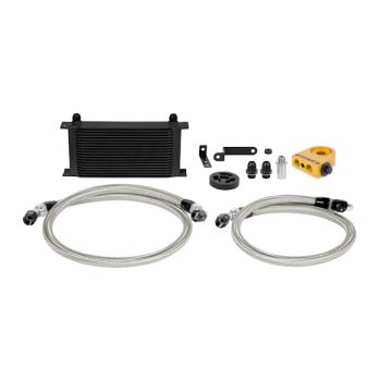 Mishimoto MMOC-WRX-08TBK Thermostatic Oil Cooler Kit for Subaru WRX 08-14 Black