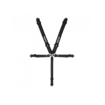 Sparco Gurtzeug 5-Punkt Club H-4R Schwarz