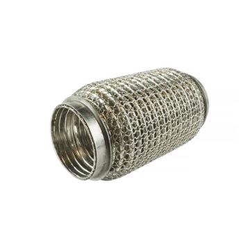 Reinforced exhaust flexible connector 89mm 150 mm