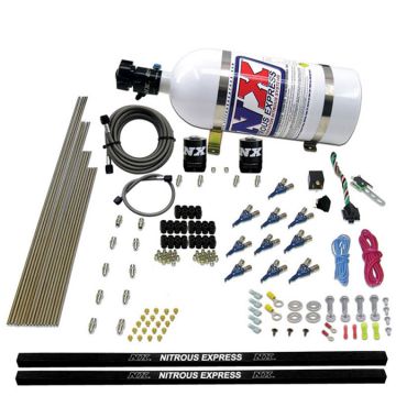 10-Zylinder Piranha Direct Port Nitrous System (250-500 PS) Nitrous Express NX 81000EFI-10